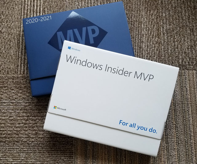 2020 Microsoft MVP vs Windows Insider MVP
